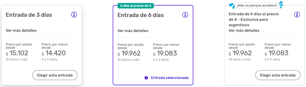 6 días al precio de 4 en Walt Disney World