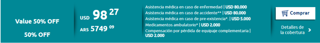 actualizado descuento Asistencia al Viajero cuotas sin interés