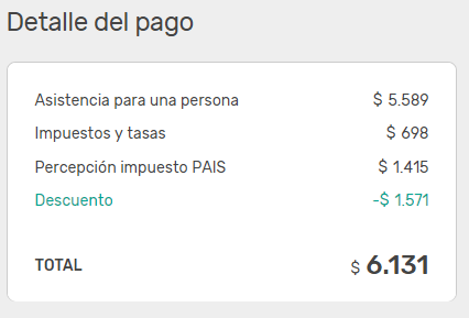 25% off en asistencia al viajero + cuotas sin interés