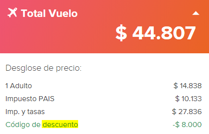 Vuelos a Washington desde Bs. As.