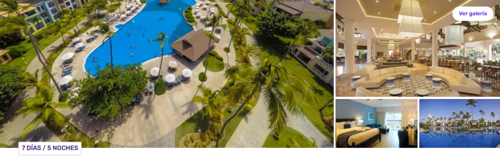 Paquete a Punta Cana en all inclusive 5* con excursión, traslados y asistencia al viajero a partir de U$D 1.088 desde Córdoba