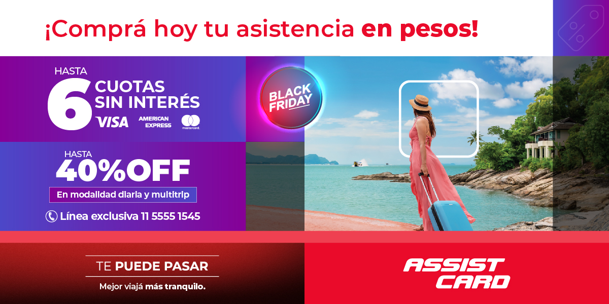 Black Friday 2023: Hasta 40% Off Y 6 Cuotas Sin Interés En Asistencia ...