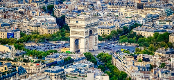 Vistas del distrito 8 de París