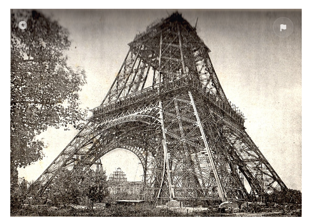 Torre Eiffel en construcción