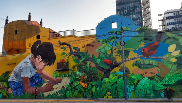 Mural en Lima, Perú