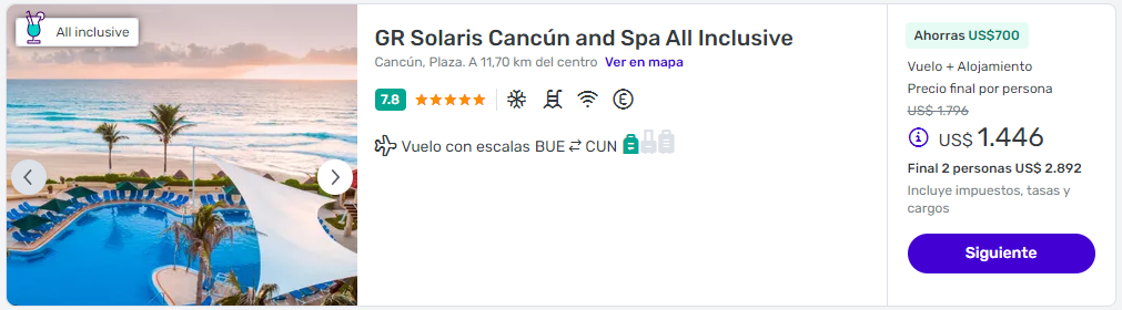 paquete a cancun