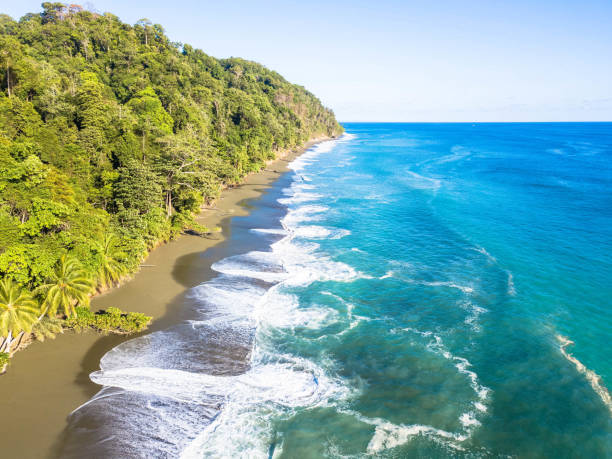 Playa en Parque Nacional Corcovado, Costa Rica. 