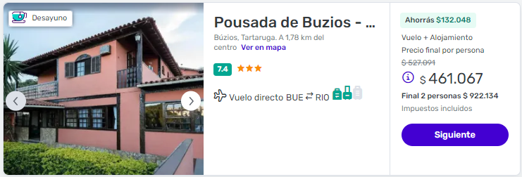 Viaje Completo a Búzios