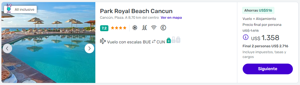 viaje completo a cancun