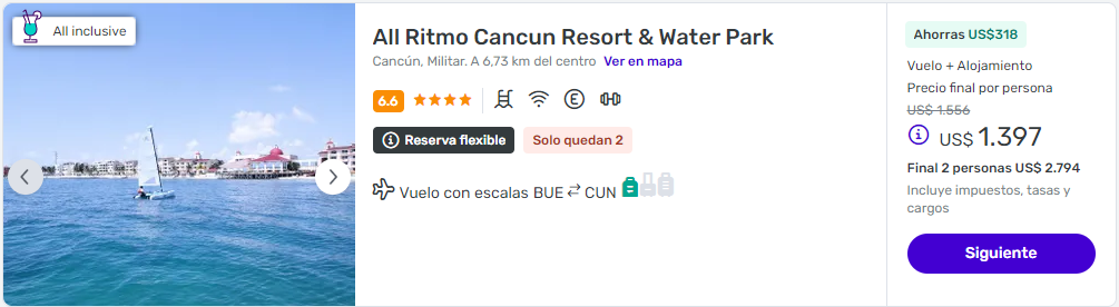 viaje completo a cancun