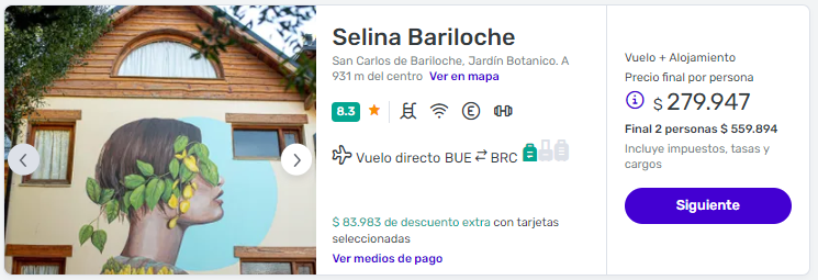 viaje completo a bariloche