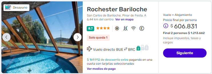 Viaje Completo a Bariloche