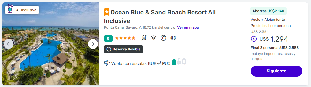 viaje completo a punta cana