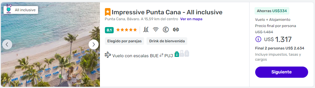 viaje completo a punta cana