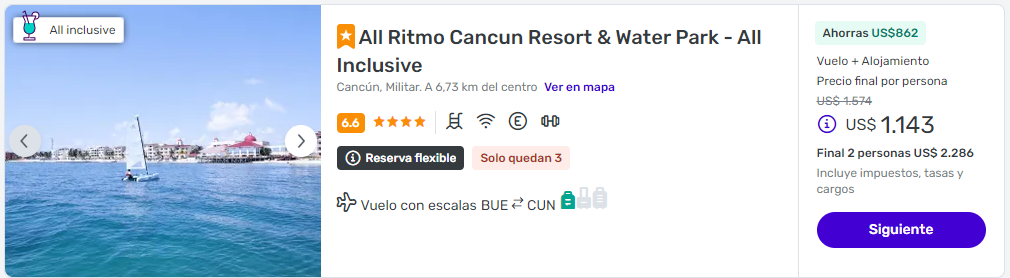 viaje completo a Cancún