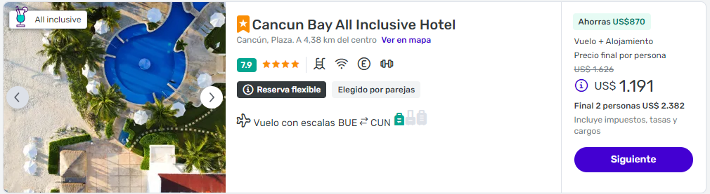 viaje completo a Cancún