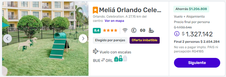 viaje completo a orlando