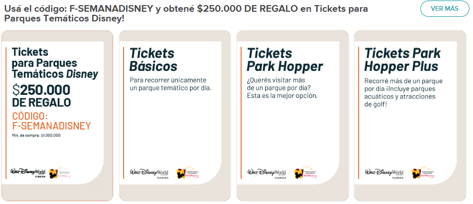 cupon de descuento para tickets en disney orlando