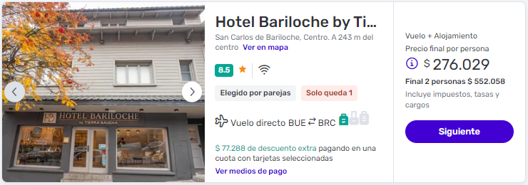 viaje completo a bariloche