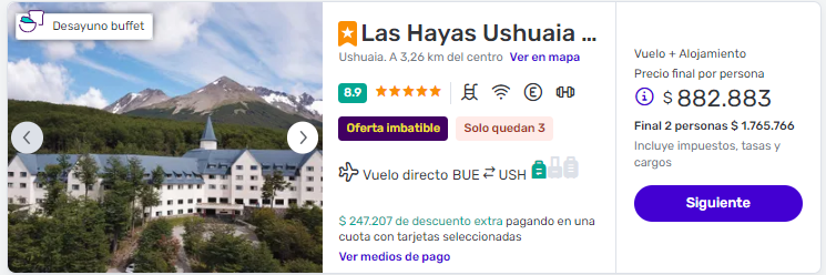 viaje completo a Ushuaia