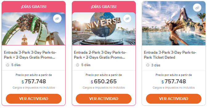 cupon de descuento tickets universal