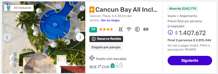 viaje completo a Cancun