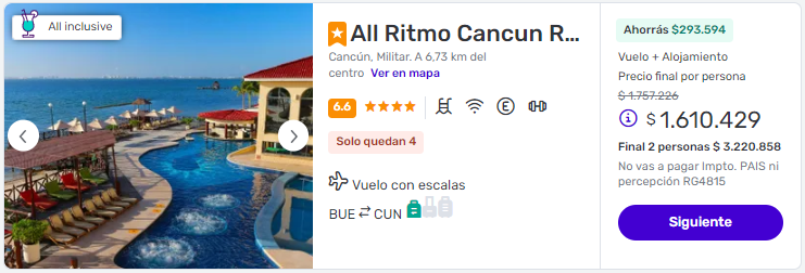 Viaje Completo a Cancun