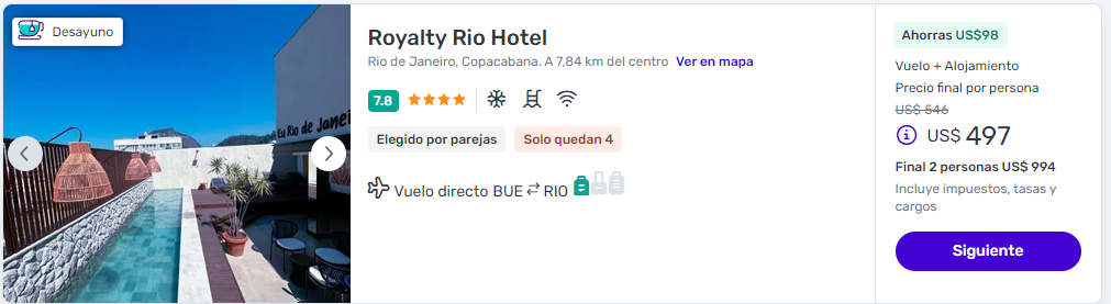 viaje completo a rio de janeiro