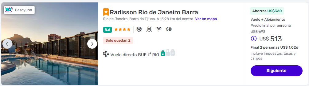 viaje completo a rio de janeiro