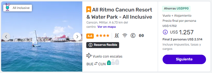 viaje completo a cancun