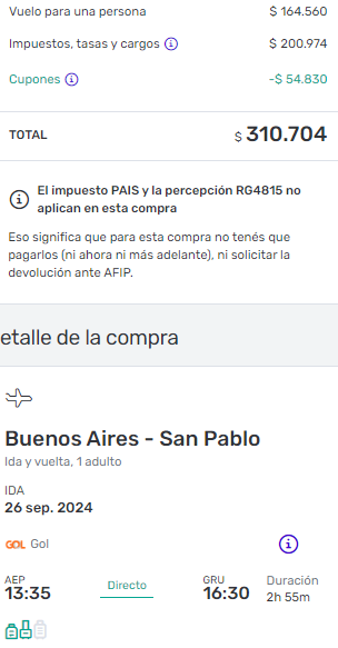 vuelos de buenos aires a  san pablo