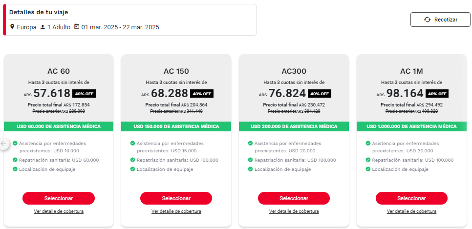 cotizacion asistencia al viajero