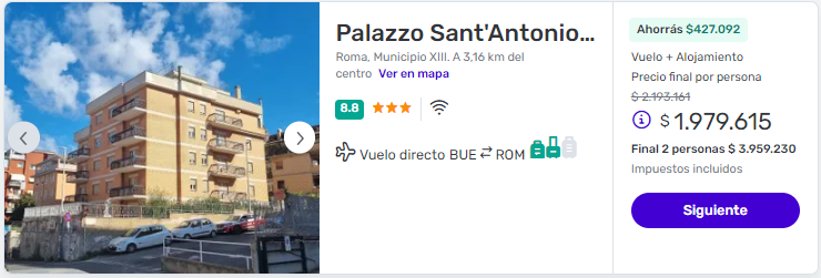 viaje completo a Roma