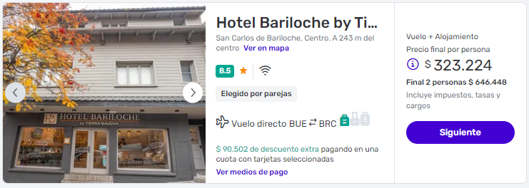 viaje completo a barilcohe