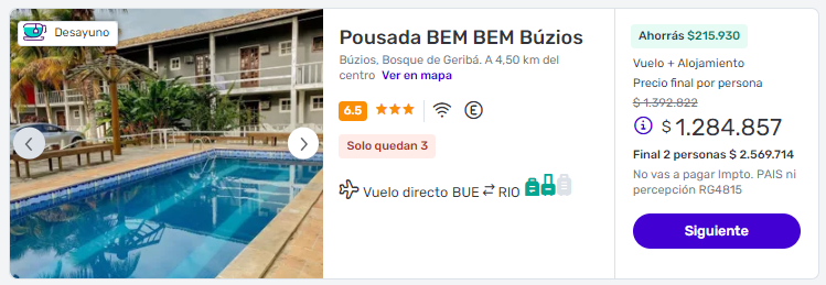 viaje completo a buzios