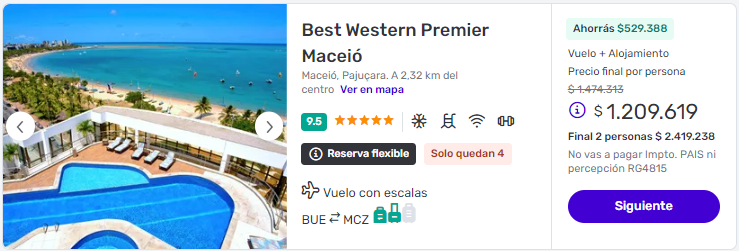 Viaje Completo a Maceió