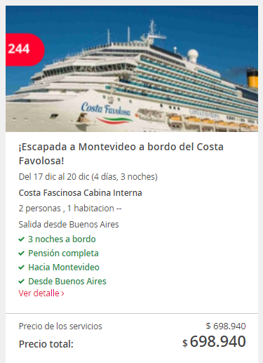 Crucero a Montevideo 