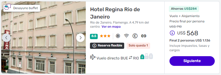 viaje completo a rio de janeiro