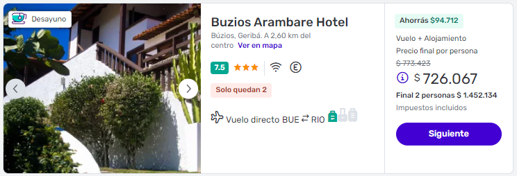 viaje completo a buzios