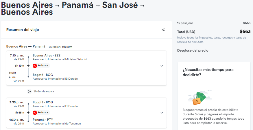 ¡2 x 1! ð¦¥ Panamá + Costa Rica a partir de U$D 663 desde Buenos Aires