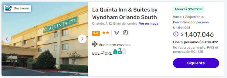 viaje completo a orlando