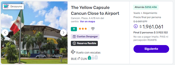 Viaje completo a Cancún