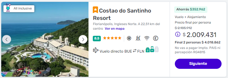 Viaje Completo a Florianópolis