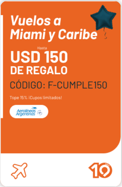 Vuelos a Miami y el Caribe con código de descuento