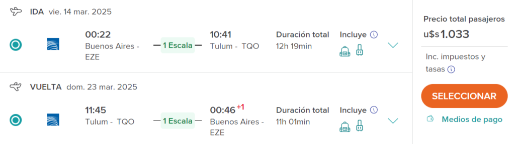 Siguen las opciones de vuelos a Tulum en verano ð a partir de U$D 1.033 desde Buenos Aires ✈️