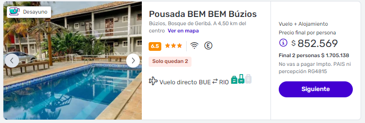 viaje completo a buzios