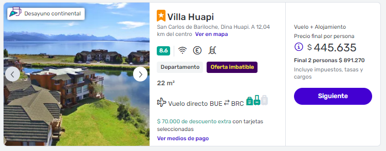 viaje completo a bariloche