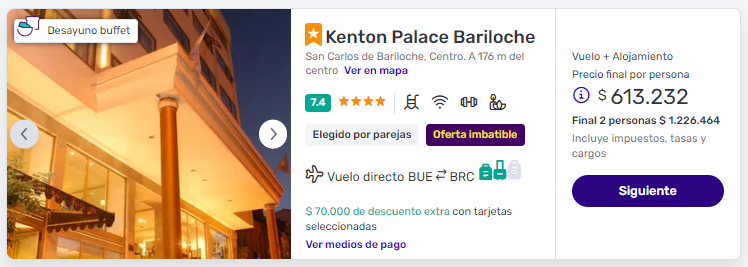 viaje completo a bariloche