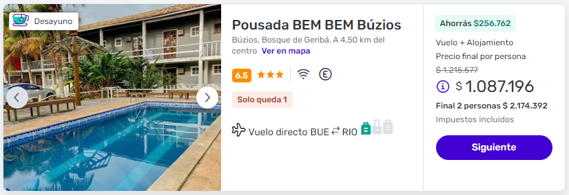 viaje completo a buzios