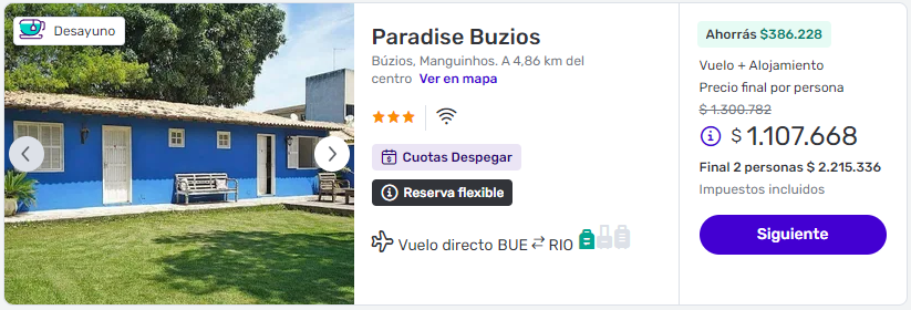 viaje completo a buzios